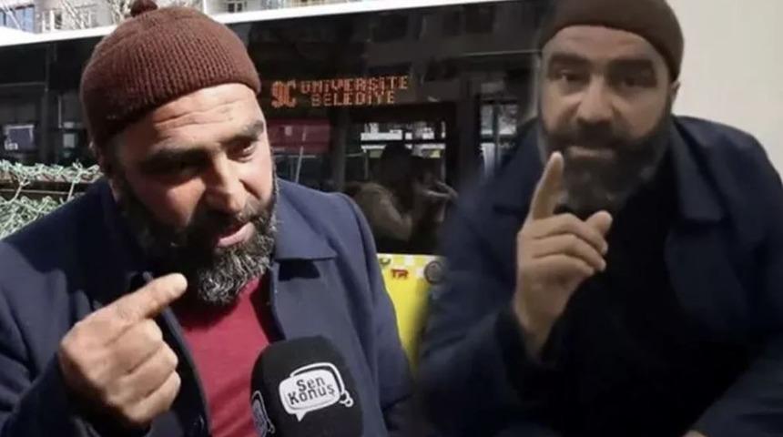 Sokak röportajında 'kafa keseceğim' diyen 'Hizbullahçı' için harekete geçildi! Görüntüler tepki çekmişti