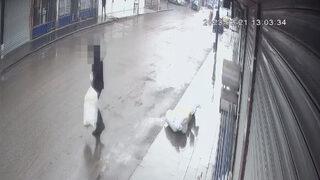 Yer: Ağrı... İlginç hırsızlık kameralara böyle yansıdı!
