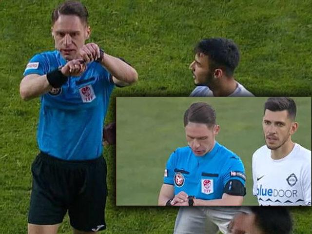 İlginç olay! Maçı erken bitirdi, sonrasında ise...