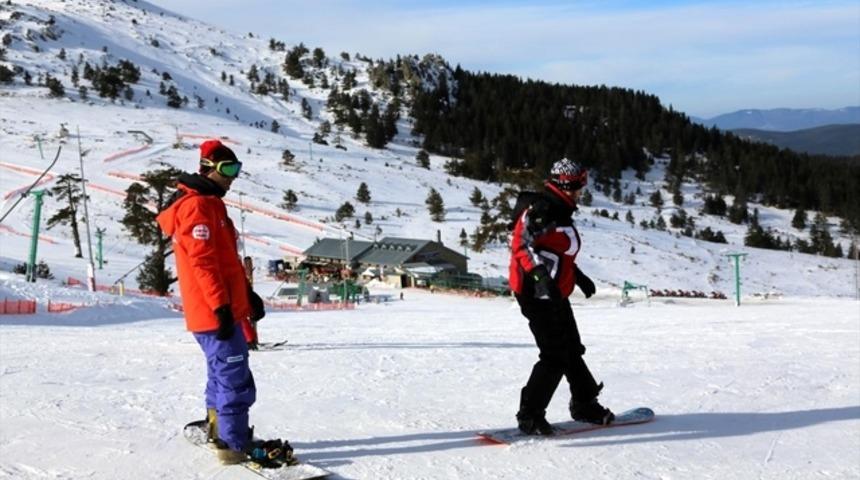 Kartalkaya'da kayak keyfi