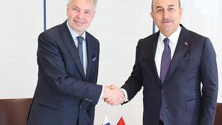 Bakan Çavuşoğlu ile Haavisto arasında kritik görüşme
