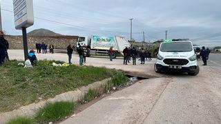 Sakarya'da çöp kamyonunun çarptığı kişi öldü