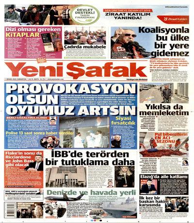 Yeni Şafak
 Gazetesi oku