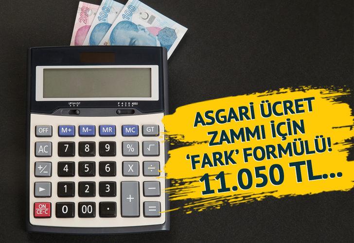 Erdoğan talimat vermişti: Asgari ücret 2023 için yeni hesap! ‘Fark’ formülü ile 11.050 TL'ye çıkacak
