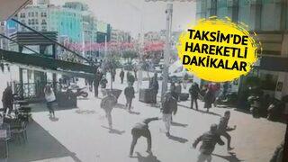 Taksim'de hareketli dakikalar! Çığlıklarını duyunca... Çay bardağıyla müdahale ettiler
