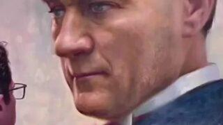 İranlı ressam Mustafa Kemal Atatürk’ün portresini çizdi! 20 günde tamamladı... Sosyal medyada gündem yarattı