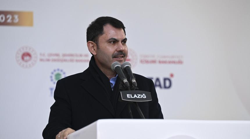 Bakan Kurum: 67 bin konutun temelleri atıldı