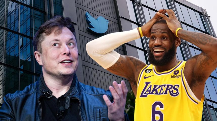 LeBron James'ten Twitter'ın sahibi Elon Musk'a tokat gibi yanıt! 1 milyar dolarlık servetin sahibi ünlü basketçi rest çekti