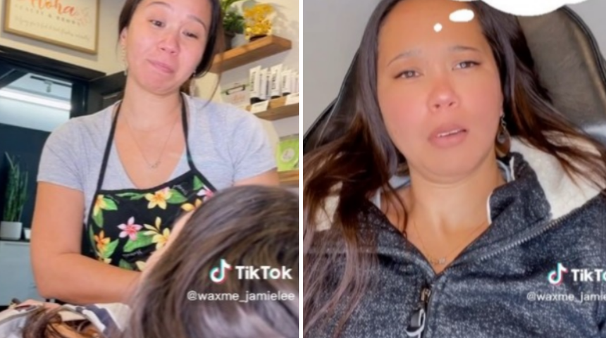 Profesyonel ağdacı genital ağdası yapmadan m&uuml;şterilerinin regl olduğunu anladığını a&ccedil;ıkladı