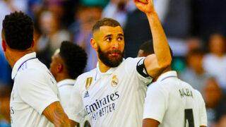 Real Madrid Valladolid'i 6-0 mağlup etti! Karim Benzema 7 dakikada hat-trick yaptı