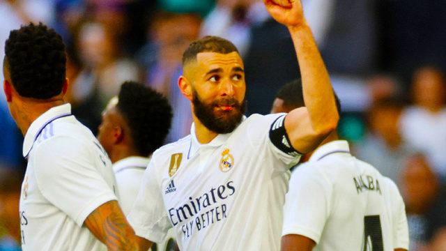 Real Madrid Valladolid'i 6-0 mağlup etti! Karim Benzema 7 dakikada hat-trick yaptı