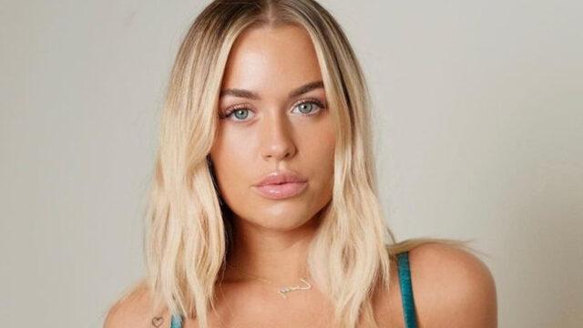 Lottie Tomlinson minik bikinisiyle sere serpe! Göğüs dekoltesiyle nefes kesti