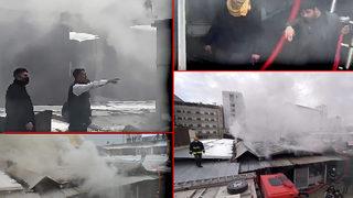 Son dakika: Van'daki Büyük Rus Pazarı'nda korkunç yangın! 250 iş yerinin bulunduğu alan toz duman oldu