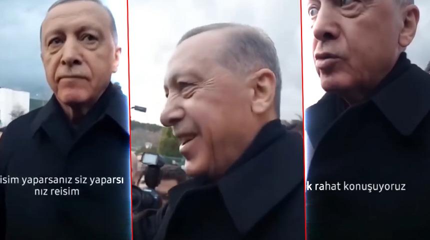 Erdoğan'ın yanına gelip "Reisim yaparsanız siz yaparsınız" dedi! Vatandaşın '100. yıl' talebine verdiği yanıt gündem oldu: "O ses duyulmaz..."
