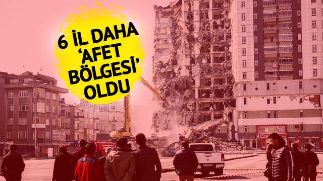 Son dakika haberi: Türkiye'yi yasa boğan depremlerin ardından 6 il daha afet bölgesi ilan edildi! Tunceli, Kayseri, Mardin...