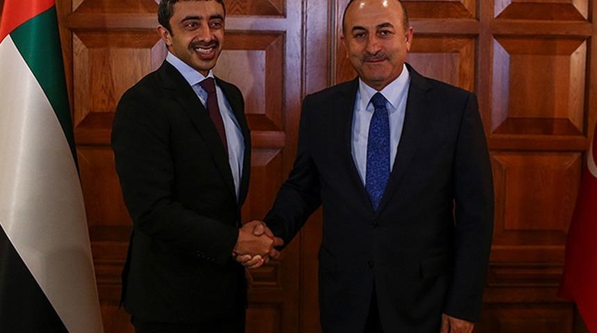 Bakan Çavuşoğlu, BAE'li mevkidaşı Al Nahyan ile telefonda görüştü