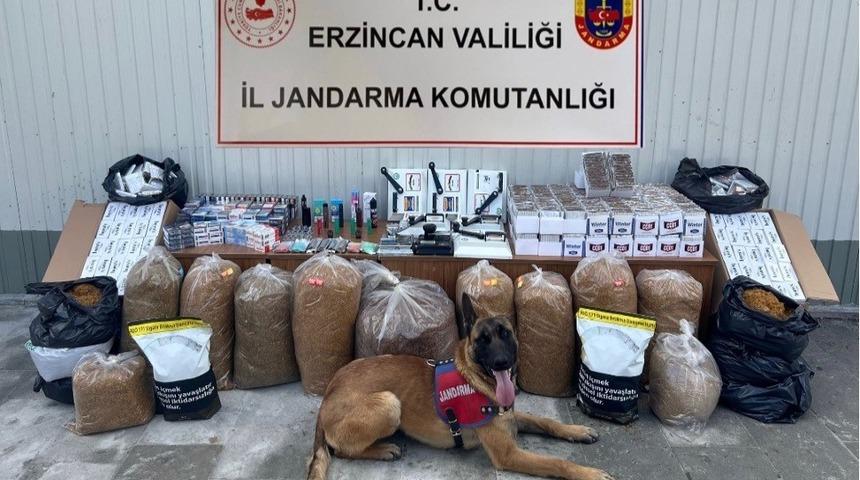 Erzincan’da jandarma ekipleri kaçakçılık olaylarına geçit vermiyor