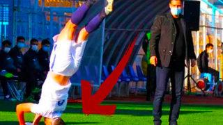 İran Ligi'nde görülmemiş taç atışı! Takla atarak kullandı, paylaşım rekorları kırdı