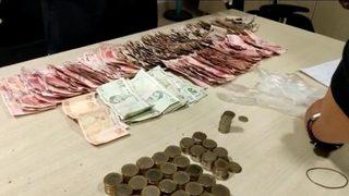 Dilencinin yarım günlük mesaisi! Üzerinden çıkan para şaşkına çevirdi
