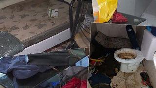 Komşuları koku üzerine ihbar etti! Anneleri sevgilisiyle kaçan 4 çocuk çöp evde bulundu... Yatağın altından çürümüş bebek cesedi çıktı