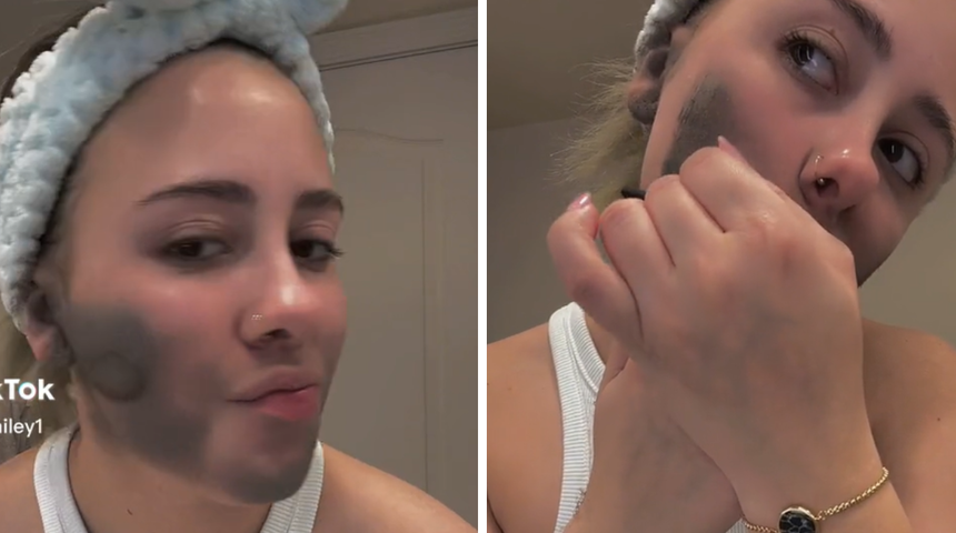 Yüzünü tıraş etmek için bulduğu yöntem viral oldu! Eleştiri yağmuruna tutuldu