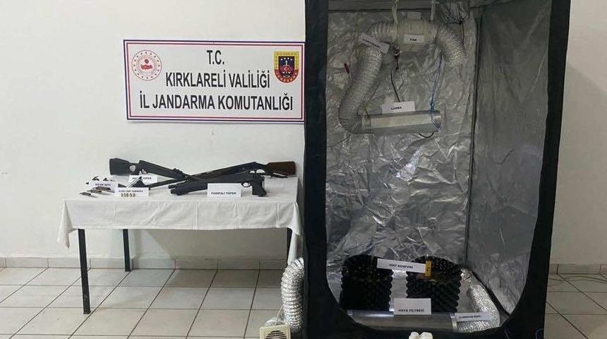 Kırklareli’de uyuşturucu operasyonu: 3 gözaltı