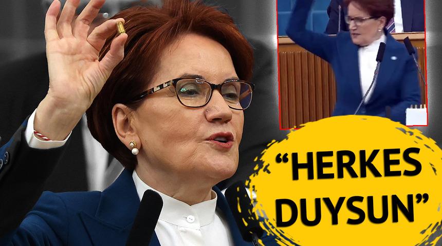 Meclis'te kurşunları gösterip yere fırlatmıştı! Akşener'in gündem olan konuşmasına Kılıçdaroğlu'ndan çarpıcı yorum: "Herkes duysun..."