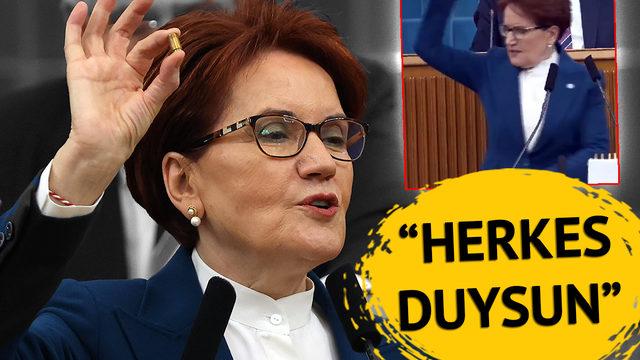 Meclis'te kurşunları gösterip yere fırlatmıştı! Akşener'in gündem olan konuşmasına Kılıçdaroğlu'ndan çarpıcı yorum: Herkes duysun...