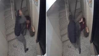 Kadıköy'de kiracıya 'evden çık' dayağı! O anlar kamerada