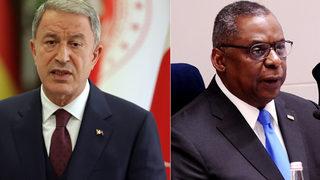 Milli Savunma Bakanı Akar, ABD'li mevkidaşı ile görüştü