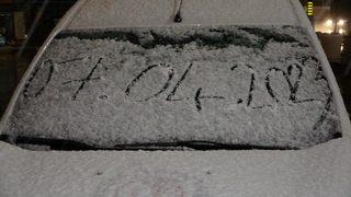 Uşak'ta kar yağışı sürprizi! Kent merkezinde etkili oldu