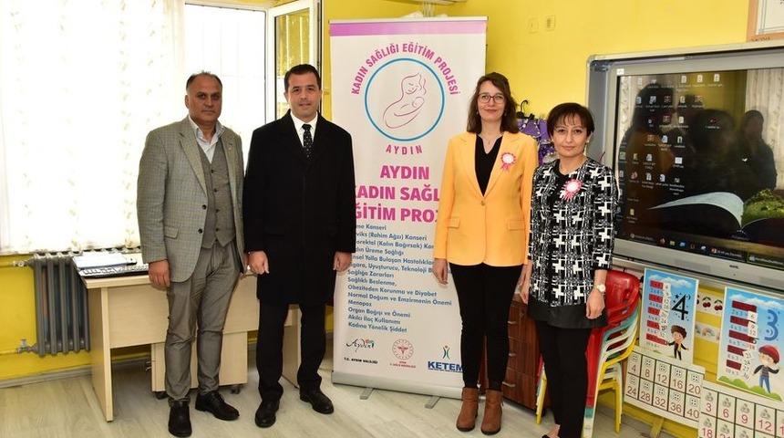 Aydın’da kadınlar ’Kadın Sağlığı Eğitim Projesi’ çerçevesinde bilgilendirildi