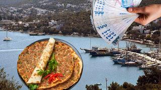 Bodrum'da 2 lahmacun 2 ayran fiyatı dudak uçuklattı! 'Matematik yetmiyor' 1 kilo kıymadan pahalı...