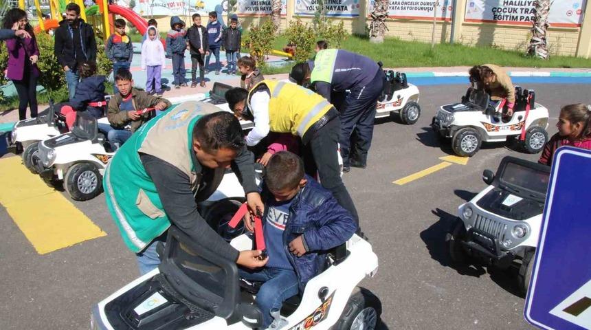 Haliliye’de çocuklara trafik bilincini aşılanıyor