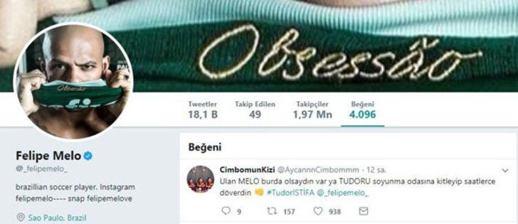 Felipe Melo'dan Igor Tudor beğenisi G3