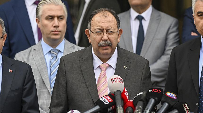 Son dakika: YSK Başkanı Yener duyurdu! 26 parti aday listesini sundu