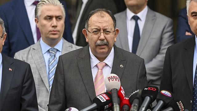 Son dakika: YSK Başkanı Yener duyurdu! 26 parti aday listesini sundu