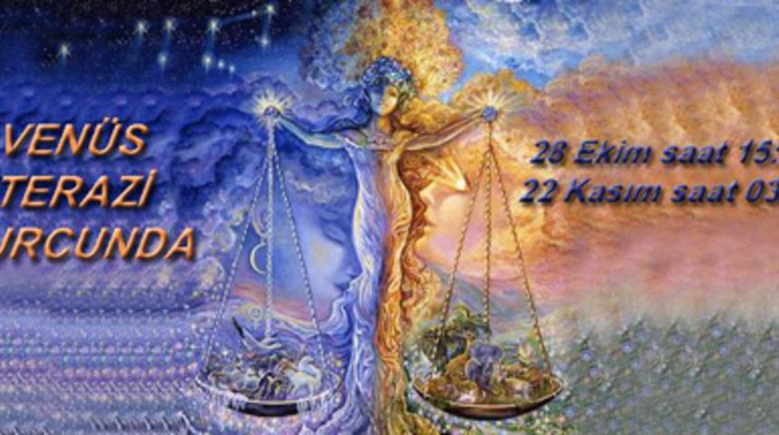 Ven&uuml;s Terazi Burcunda