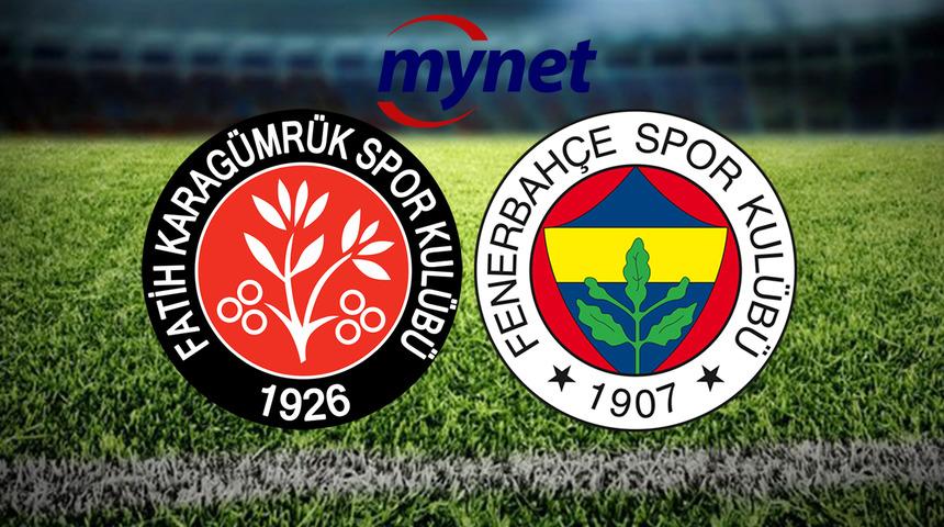 Fatih Karagümrük Fenerbahçe maçı ne zaman, saat kaçta? Fatih Karagümrük Fenerbahçe maçı hangi kanalda?