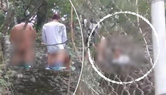 Sokak ortasında üçlü ilişki skandalı! Çocuk parkının yakınında...