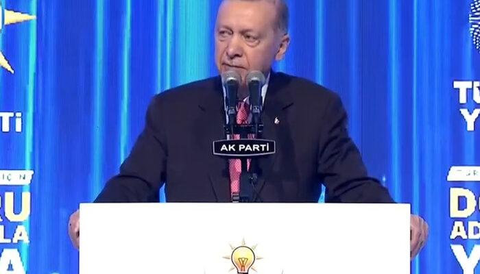  Cumhurbaşkanı Erdoğan startı verdi! Vaatleri tek tek duyurdu