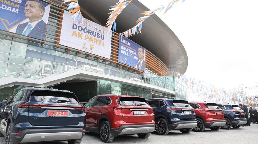 Ankara'da dikkat çeken görüntü! Bakanlar Togg'la geldi