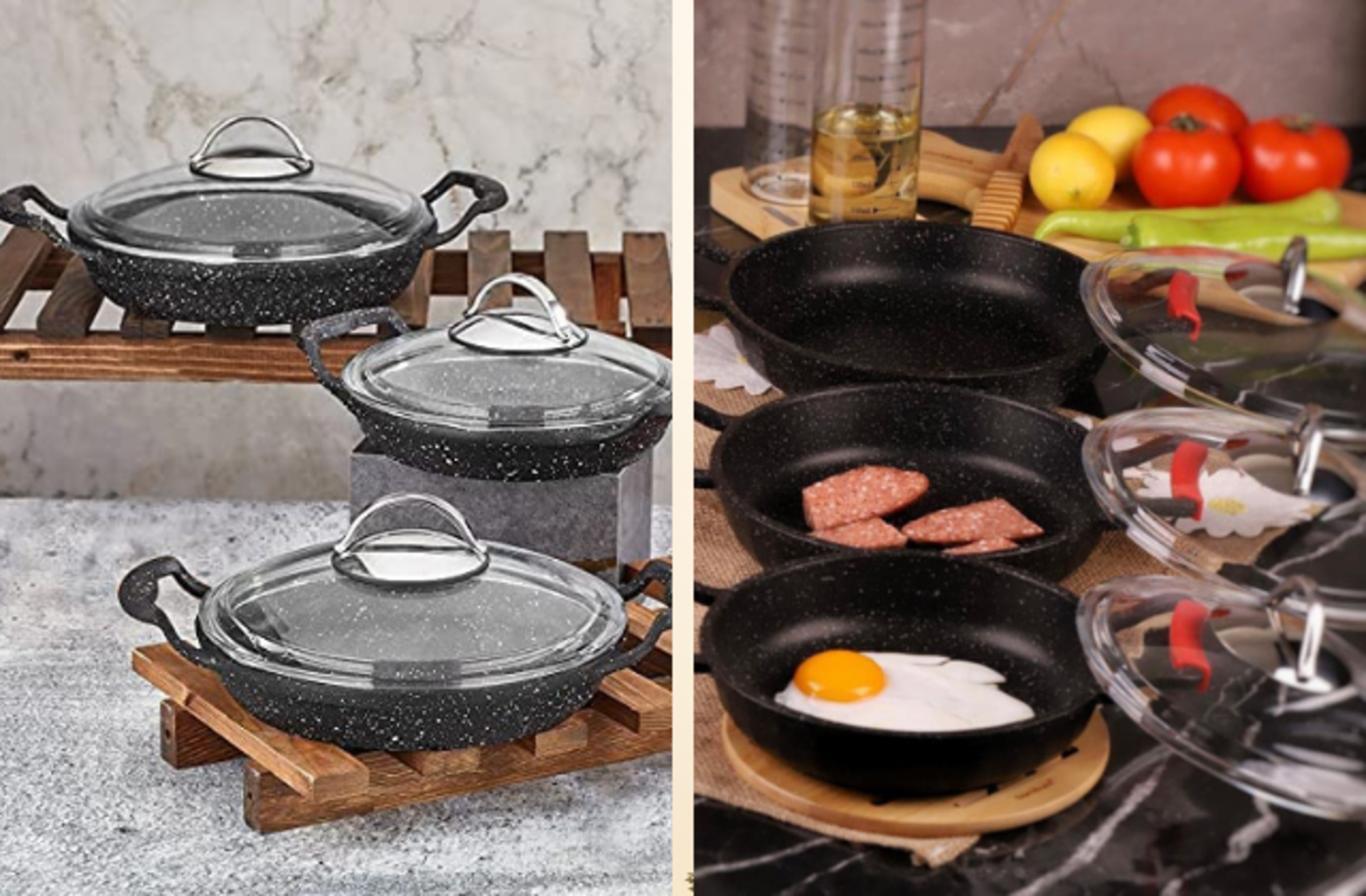 Uzun ömürlü ve kullanışlı en iyi döküm sahan setleri