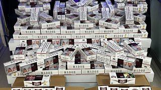 Denizli'de 87 bin 420 kaçak sigara ele geçirildi