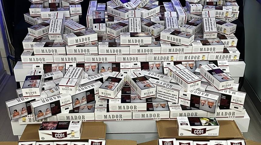 Denizli'de 87 bin 420 kaçak sigara ele geçirildi