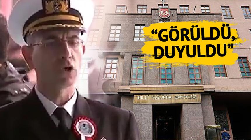 Deniz Harp Okulu Marşı'na sansür iddiası gündem olmuştu! Soruşturma başlatıldı, MSB'den açıklama geldi: "Tören alanındakiler ve ekran başındakiler görüp duydu"