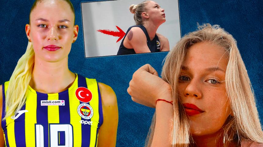 VakıfBank maçı öncesi Fenerbahçe'nin yıldızı Arina Fedorovtseva'nın görüntüsü olay oldu! Benzema'nın izinden gitti