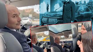 'Ya kırmızı ışıkta duran Bakan mı olur?' Direksiyondaki Bakan Soylu'ya böyle seslendi... Yolda karşılaştı, gidecekleri yere kadar bıraktı