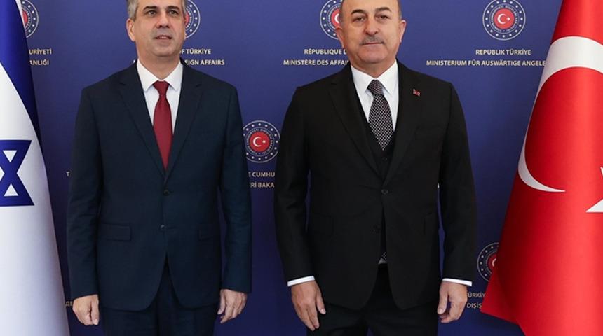 Dışişleri Bakanı Çavuşoğlu, İsrailli mevkidaşıyla görüştü