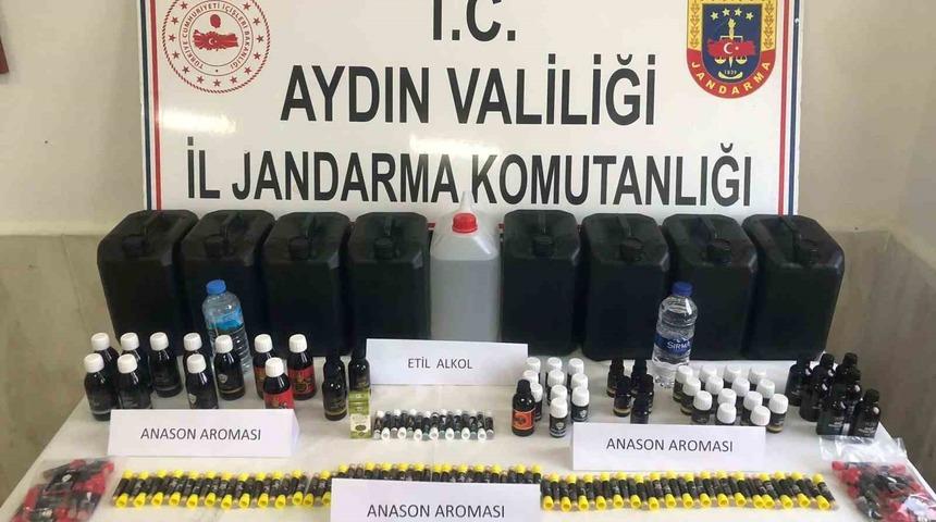 Didim’de 46 litre etil alkol ele geçirildi